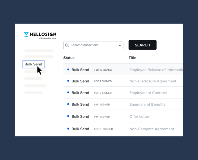 Image of the HelloSign product
