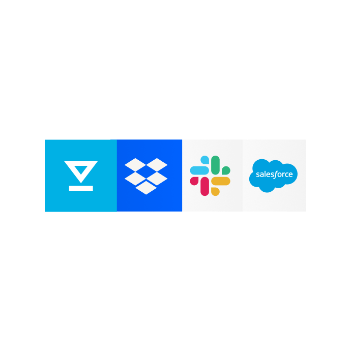 A screen-grab of various partner logos that HelloSign integrates with